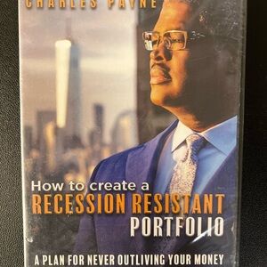 How to Create a Recession Resistant Portfolio by Charles Payne (DVD) New Sealed